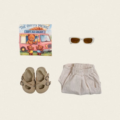 oottbebe/74. otte picnic ( kids ) T-shirt XS(1-2Y)-XL(6-7Y)