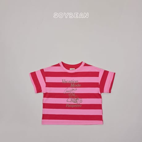 soybean/37. plan ) vacance dangara half t T-shirt JS-JM