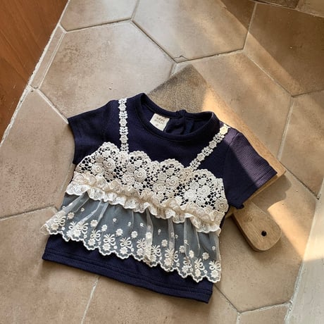 bebeholic/44. vanilla T-shirt S(3-6M)-L(12-18M)