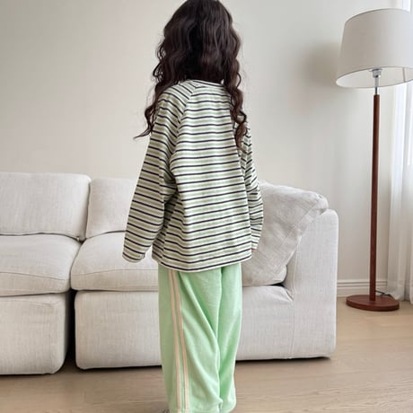 bonbonbutik/32. terry line pants JS-JM