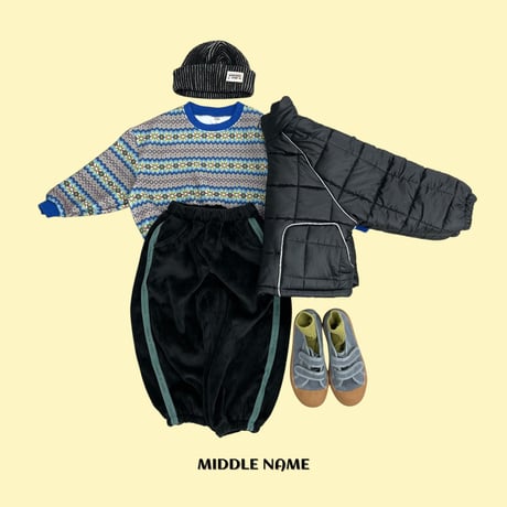 middlename/23. winter Tape jogger pants S-XL