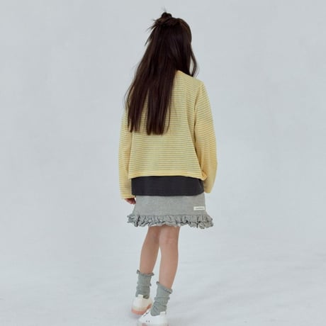 growb/13. loffle Sweat skirt JS