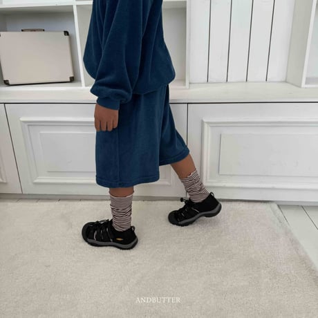 andbutter/63. Soft Terry Bermuda JS-JM