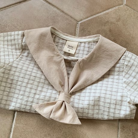 bebeholic/35. sailer marine blouse S(3-6M)-L(12-18M)
