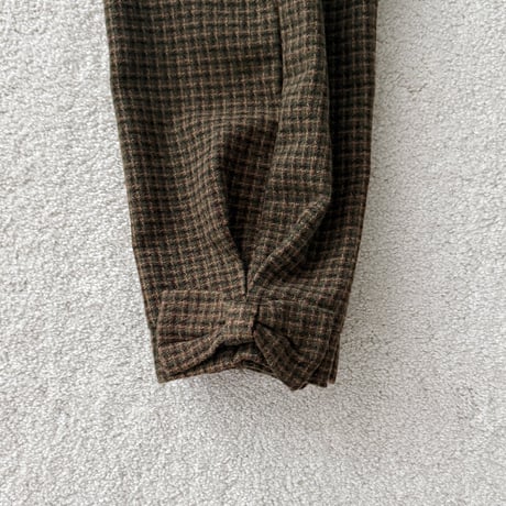 urbanrabbit/19. Ribbon Check Pants JS-JM