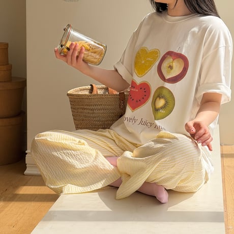 ninibello/131. adult ) jucy sweet half t T-shirt FREE