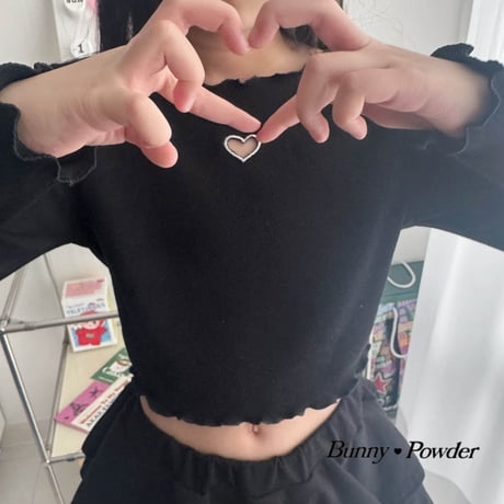 bunnypowder/57. heart T-shirt S-XL