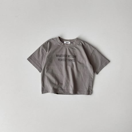 onu/2. lettering half t T-shirt BABY(12M)-XL(6-7Y)
