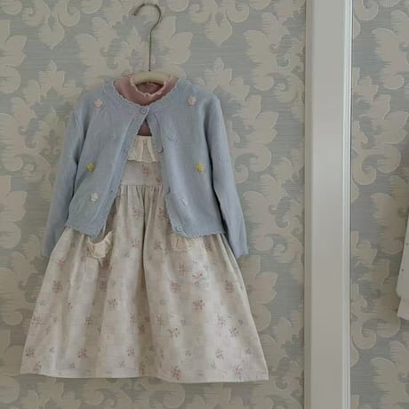 aiai/18. anju embroidery knit cardigan 90-130