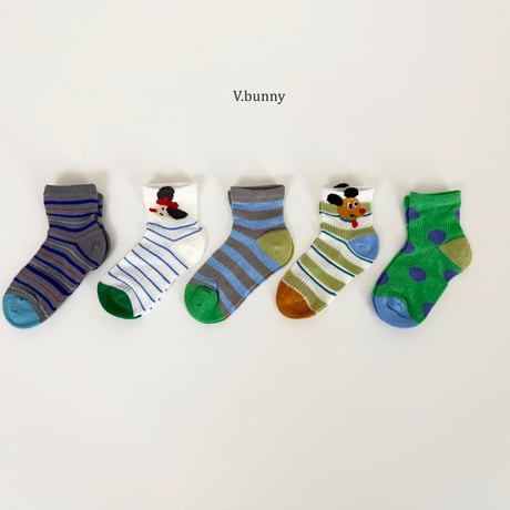 vbunny/90. dog socks set M(130-150)-XL(180-210)