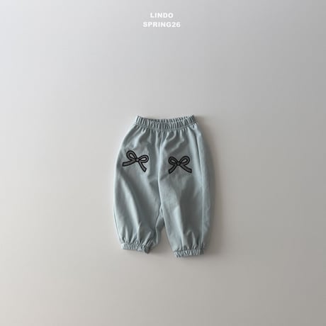 lindo/57. check ribbon jogger XS-XL