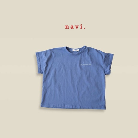 navi/70. simple T-shirt S-XL