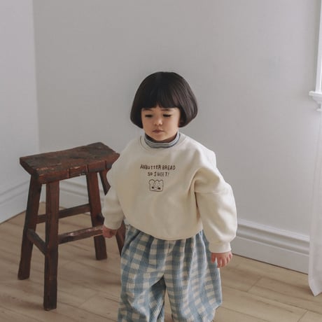 onu/11. butter man-to-man BABY(12M)-XL(6-7Y)