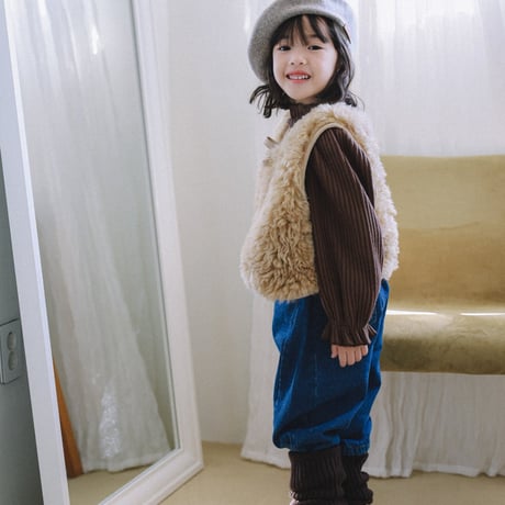 monatelier/17. rumi fer vest S-2XL