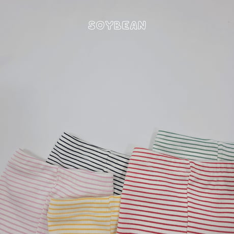 soybean/10. plan ) stripe leggings XS-XL