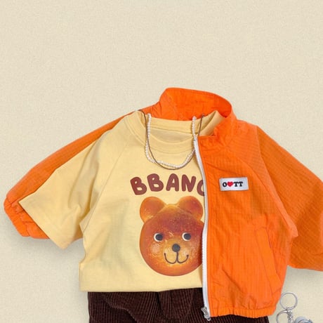 oottbebe/42. raglan kids ( family ) T-shirt XS(0-1Y)-XL(4-5Y)