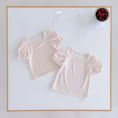 ueo/21. loving you puff T-shirt S-XL