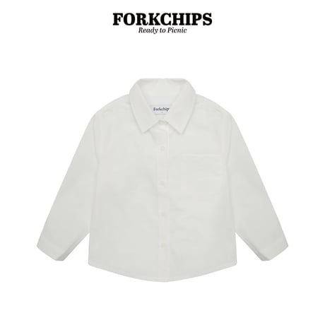 forkchips/33. ribbon punching shirt M-XL