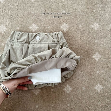 melikey/63. shirring pumpkin skirt XS-XL