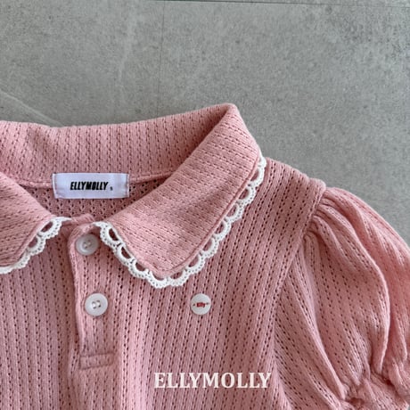 ellymolly/92. Rie puff collar T-shirt 5-11