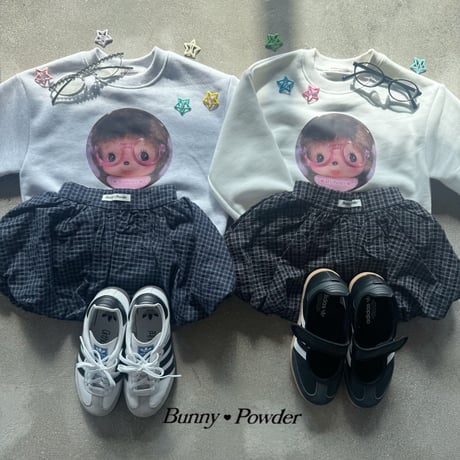 bunnypowder/17. chichi man-to-man 2XL-4XL