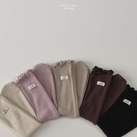 lindo/49. soft golgi long socks FREE