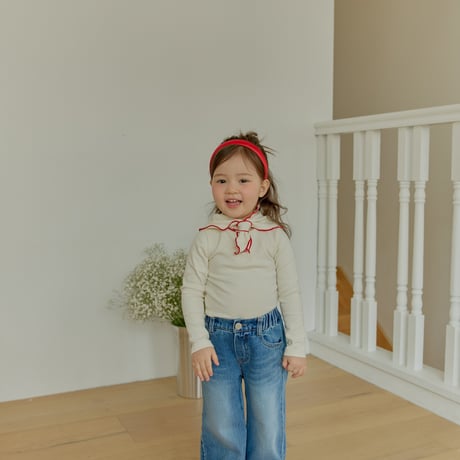 ueo/42. madlen button T-shirt JS-JM