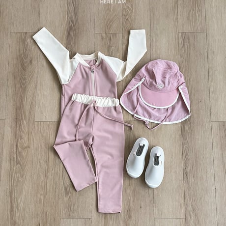 hereiam/27. bunny rash zipup set S-XL
