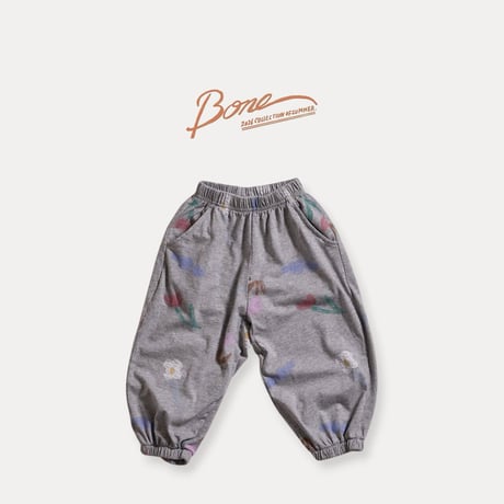 boneoune/118. flower jogger pants XS-XL