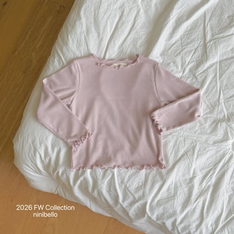 ninibello/6. Soft Frill T-shirt XS-XL