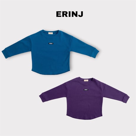 erinj/35. span waffle T-shirt S-XL