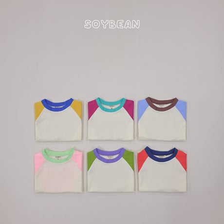 soybean/59. plan ) summer chu raglan T-shirt XS-XL