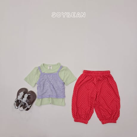 soybean/142. plan sleeveless ray set XS-XL