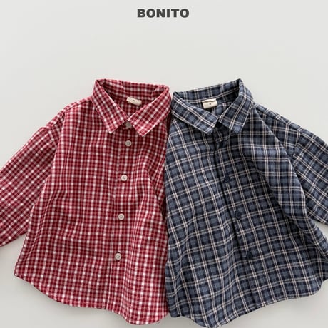 bonito/63. gimo check shirt JS-JM