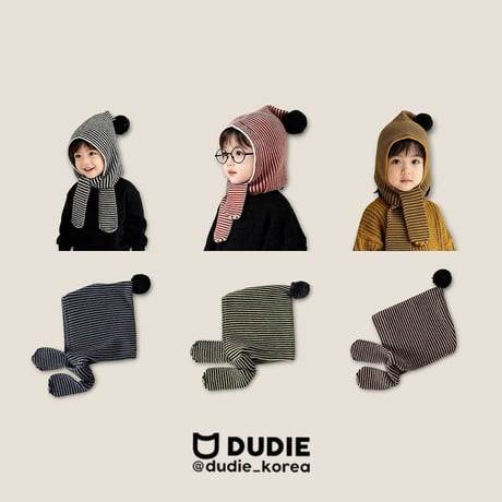 dudie/60. ball st knit hat FREE(48CM-54CM)