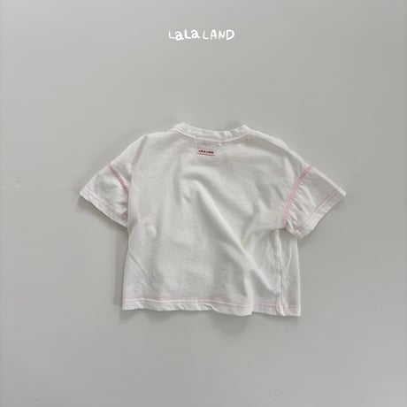 lalaland/29. two color point half t T-shirt XS-XL