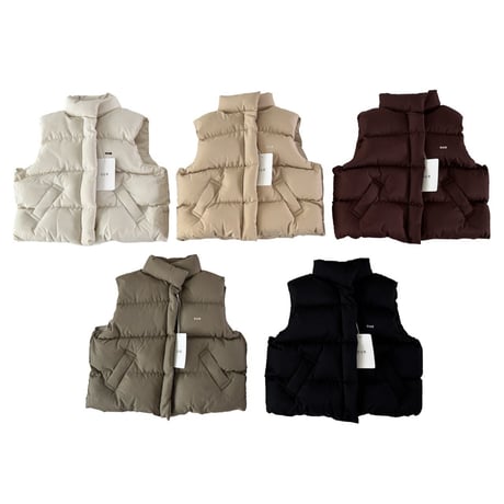 our/93. plan 25FW padding vest S-XL