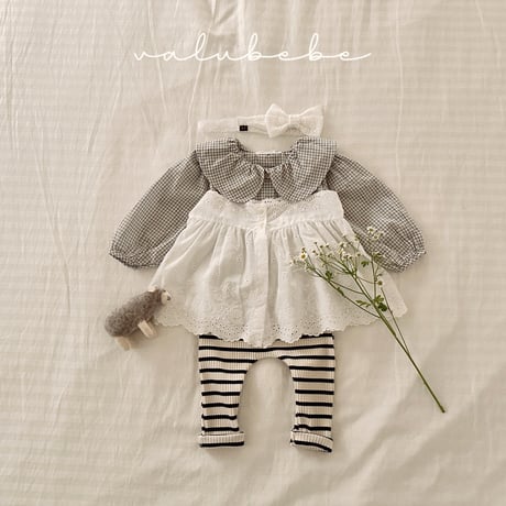 valubebe/60. stripe 2 6 leggings 6M-S