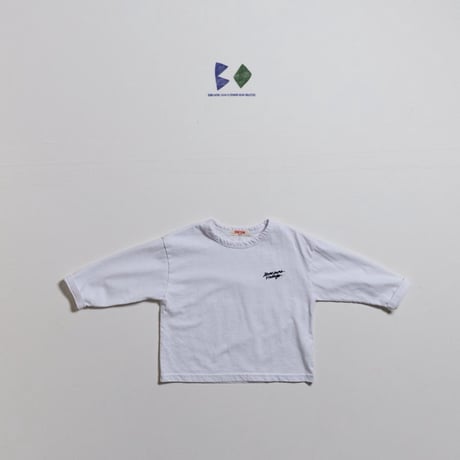 boneoune/26. bio embroidery single T-shirt JS-JL