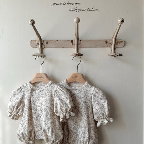 monbebe/31. small flower rory suit NEWBORN(0-3M)-S(3-6M)