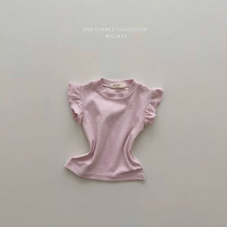 melikey/115. macaron fril T-shirt JS-JM