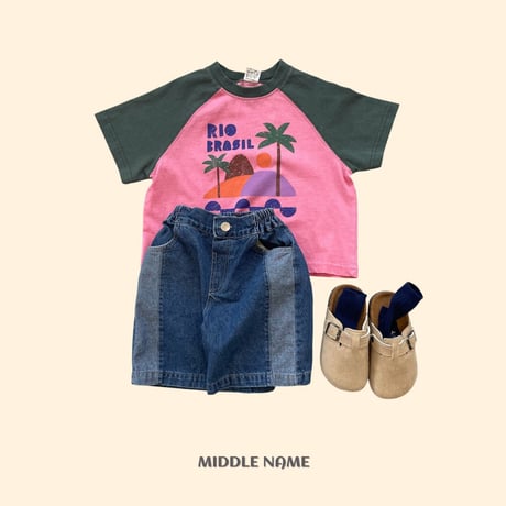 middlename/43. pig palm tree T-shirt S-XL