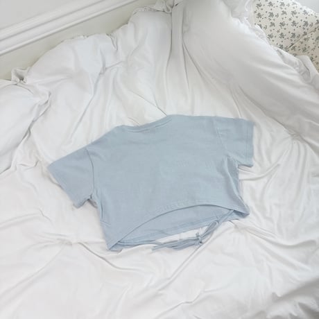 sm2/6. ribbon half crop T-shirt 9-17