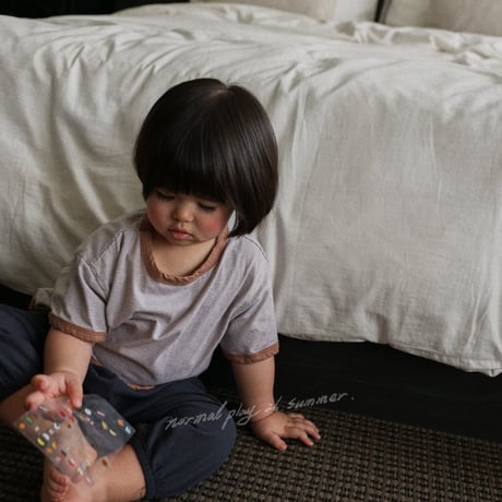 normalplay/30. zanzan half t T-shirt 12M-L