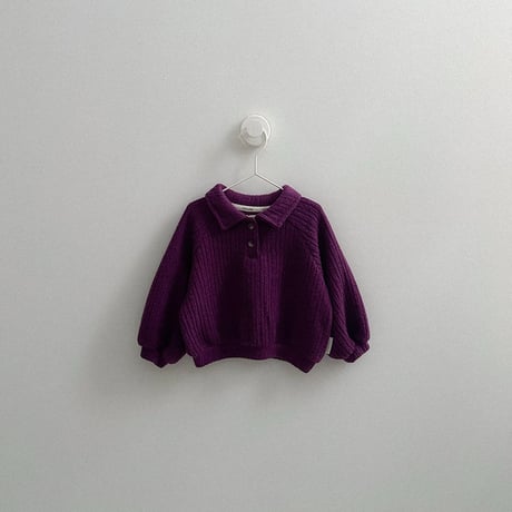 minirobe/28. boy collared sweatshirt S-XL