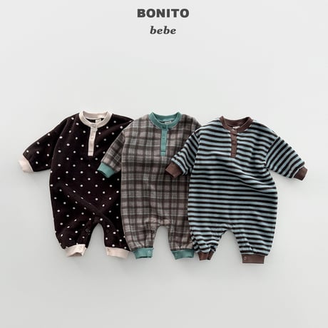 bonito/103. choco series suit 6M-18M