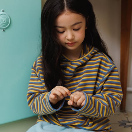 andbutter/39. Stitch Stripe Hoodie JS-JM