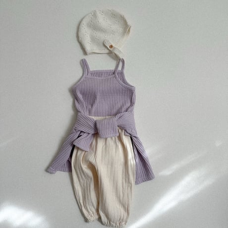 atomeme/25. Mellow Rib Sleeveless? S-XL