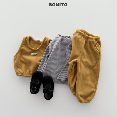 bonito/80. bisket vest updown set 12M-XL