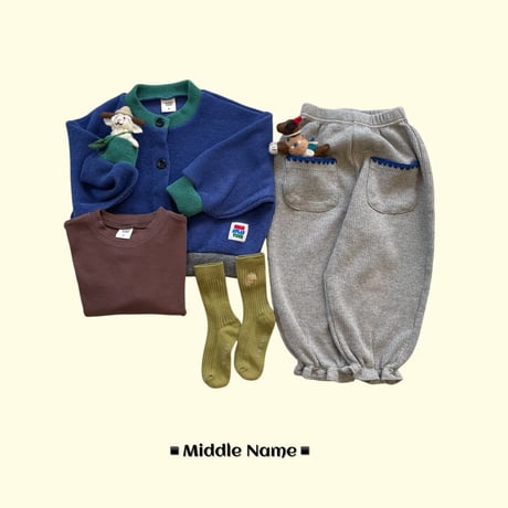 middlename/5. waffle pocket mello pants S-XL